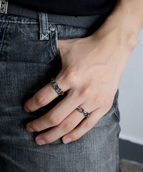 4INT.(フォイント)の「チェーンリング / サージカルステンレス316L (金属アレルギー対応)(リング・メンズ・A/B/C・18号/16号)」の18枚目の写真