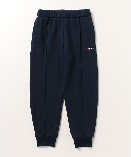 FILA（フィラ）の「フィラ FILA ストレッチ裏起毛スウェットパンツ（スウェットパンツ・レディース・ブラック/ネイビー・M/L/XL/S）」の2枚目の写真