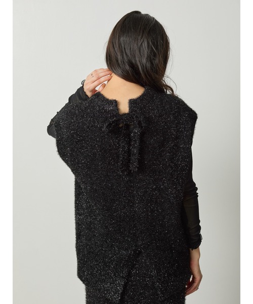 ラメニットベスト（ベスト）｜DOLLUPOOPS（ドールアップウップス）