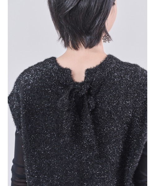 ラメニットベスト（ベスト）｜DOLLUPOOPS（ドールアップウップス）