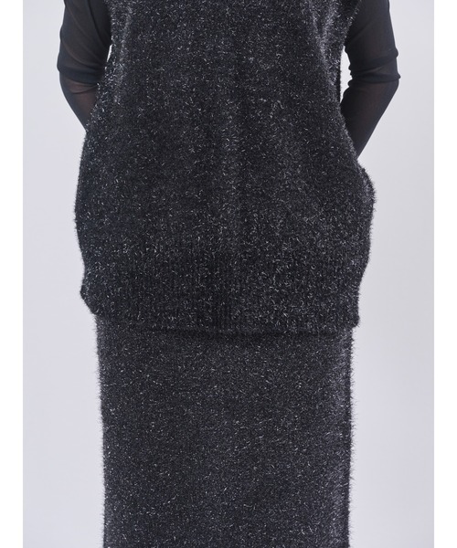 ラメニットベスト（ベスト）｜DOLLUPOOPS（ドールアップウップス）