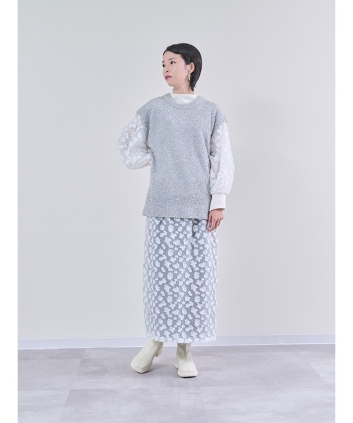 ラメニットベスト（ベスト）｜DOLLUPOOPS（ドールアップウップス）