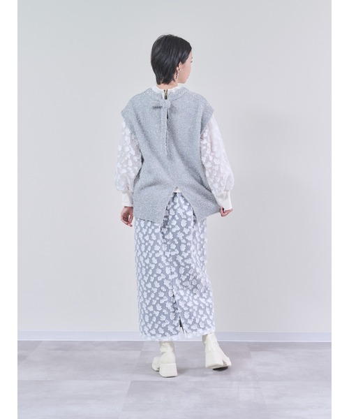 ラメニットベスト（ベスト）｜DOLLUPOOPS（ドールアップウップス）