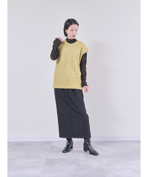 ラメニットベスト（ベスト）｜DOLLUPOOPS（ドールアップウップス）