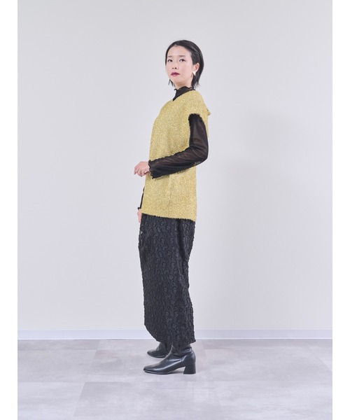 ラメニットベスト（ベスト）｜DOLLUPOOPS（ドールアップウップス）