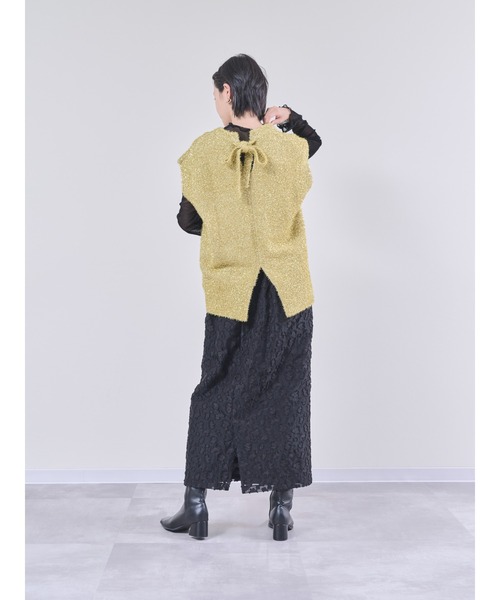 ラメニットベスト（ベスト）｜DOLLUPOOPS（ドールアップウップス）