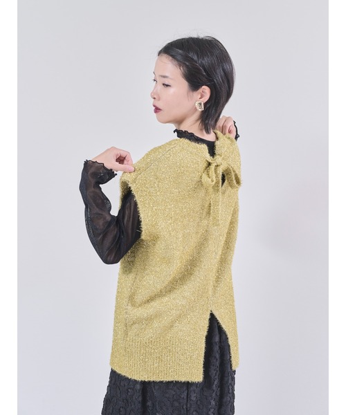 ラメニットベスト（ベスト）｜DOLLUPOOPS（ドールアップウップス）