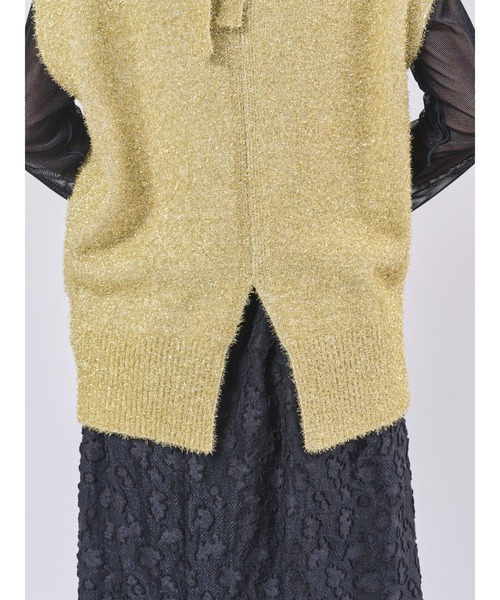 ラメニットベスト（ベスト）｜DOLLUPOOPS（ドールアップウップス）