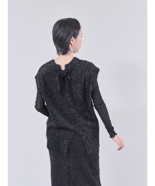 ラメニットベスト（ベスト）｜DOLLUPOOPS（ドールアップウップス）