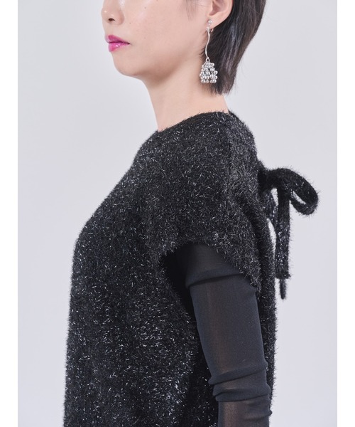 ラメニットベスト（ベスト）｜DOLLUPOOPS（ドールアップウップス）