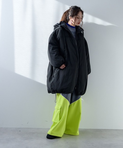 新品♡フーディーダウンジャケット セール】ボリュームモンスターフーディーコート（ダウンジャケット