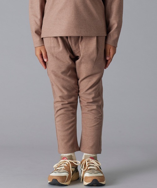 Smoothy（スムージー）の「SMOOTHY F. Suede sarrouel pants / スムージー フェイクスエードサルエルパンツ（その他パンツ・キッズ・ヘザーグレー/ベージュ/チャコールグレー/ブラック/カーキ・160/150/140/120/130/110/100）」の4枚目の写真