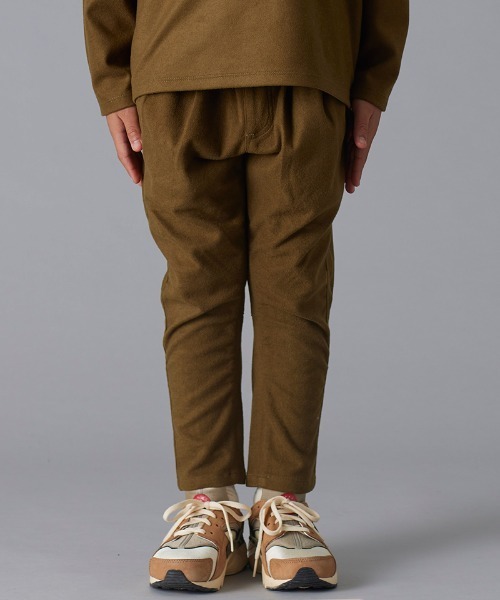 Smoothy（スムージー）の「SMOOTHY F. Suede sarrouel pants / スムージー フェイクスエードサルエルパンツ（その他パンツ・キッズ・ヘザーグレー/ベージュ/チャコールグレー/ブラック/カーキ・160/150/140/120/130/110/100）」の5枚目の写真