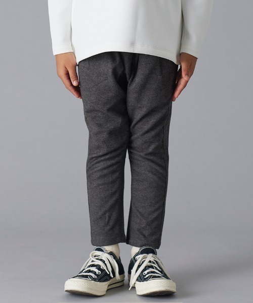 Smoothy（スムージー）の「SMOOTHY F. Suede sarrouel pants / スムージー フェイクスエードサルエルパンツ（その他パンツ・キッズ・ヘザーグレー/ベージュ/チャコールグレー/ブラック/カーキ・160/150/140/120/130/110/100）」の3枚目の写真