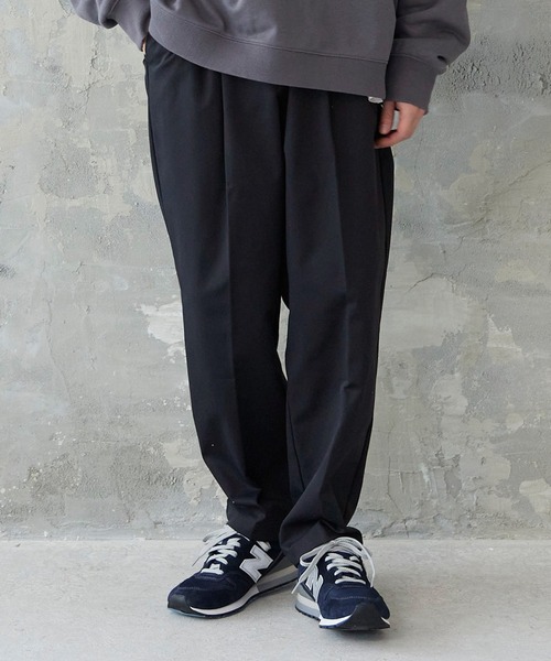 coca(coca)(コカ)の「ストレッチツイルバルーンパンツ(チノパンツ・メンズ・ブラック/ライトベージュ・L/M)」の2枚目の写真