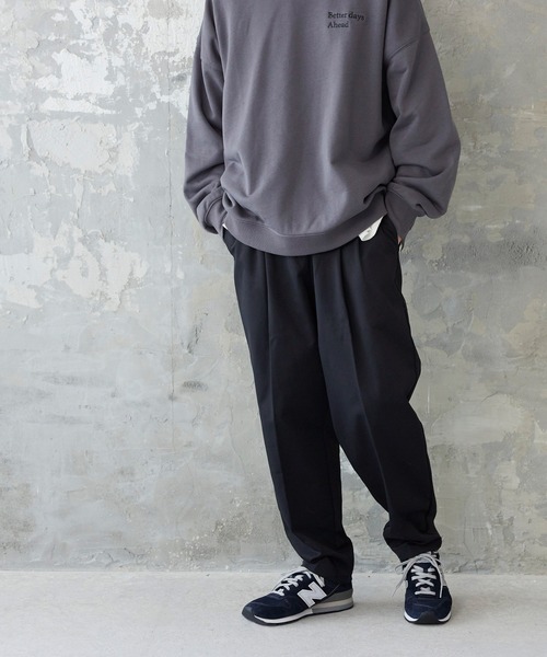 coca(coca)(コカ)の「ストレッチツイルバルーンパンツ(チノパンツ・メンズ・ブラック/ライトベージュ・L/M)」の7枚目の写真