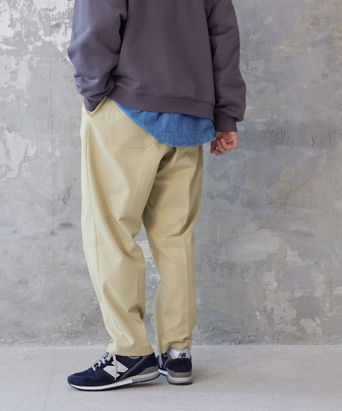 coca(coca)(コカ)の「ストレッチツイルバルーンパンツ(チノパンツ・メンズ・ブラック/ライトベージュ・L/M)」の6枚目の写真