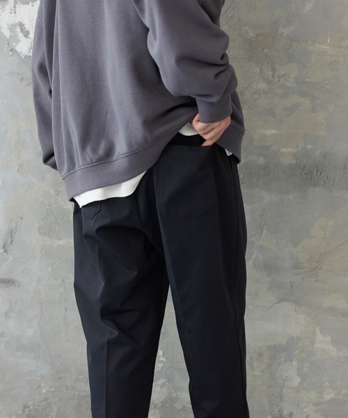 coca(coca)(コカ)の「ストレッチツイルバルーンパンツ(チノパンツ・メンズ・ブラック/ライトベージュ・L/M)」の9枚目の写真
