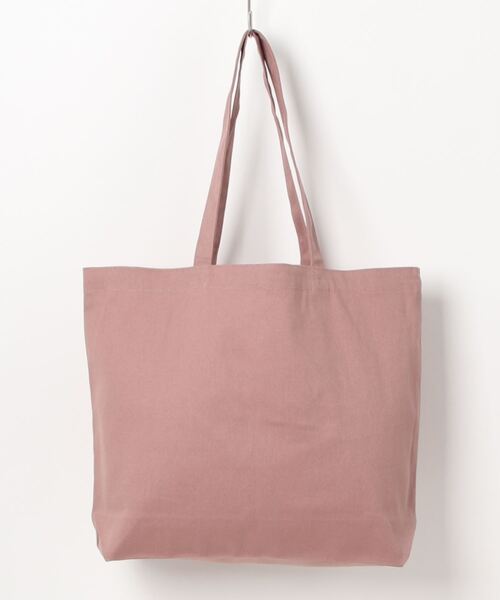 emesuelee(エメスーリー)の「レギュラーキャンバストートバッグ W(トートバッグ・レディース・ミント/ブルー系1/スモークピンク/レッド/ブルー/マスタード/グリーン/ネイビー/ピンク/モカ/ナチュラル/ライトグレー/カーキ/パープル/オリーブ・フリー)」の14枚目の写真