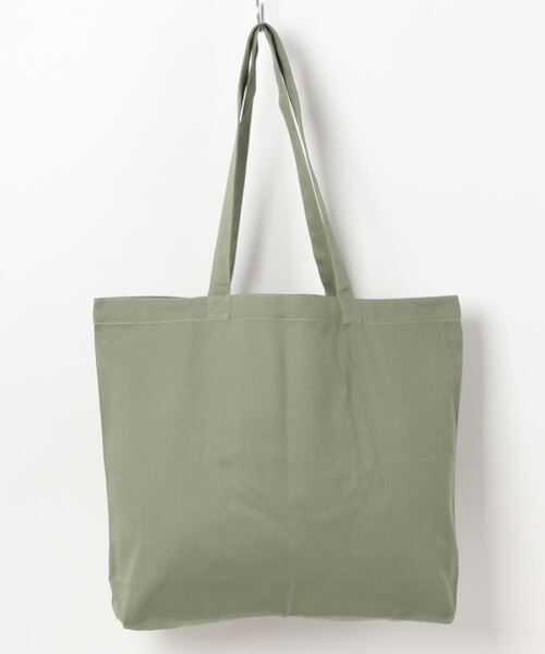 emesuelee(エメスーリー)の「レギュラーキャンバストートバッグ W(トートバッグ・レディース・ミント/ブルー系1/スモークピンク/レッド/ブルー/マスタード/グリーン/ネイビー/ピンク/モカ/ナチュラル/ライトグレー/カーキ/パープル/オリーブ・フリー)」の6枚目の写真