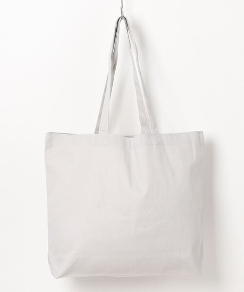 emesuelee(エメスーリー)の「レギュラーキャンバストートバッグ W(トートバッグ・レディース・ミント/ブルー系1/スモークピンク/レッド/ブルー/マスタード/グリーン/ネイビー/ピンク/モカ/ナチュラル/ライトグレー/カーキ/パープル/オリーブ・フリー)」の2枚目の写真