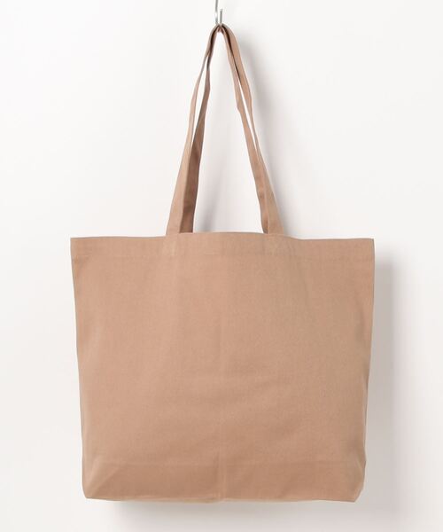 emesuelee(エメスーリー)の「レギュラーキャンバストートバッグ W(トートバッグ・レディース・ミント/ブルー系1/スモークピンク/レッド/ブルー/マスタード/グリーン/ネイビー/ピンク/モカ/ナチュラル/ライトグレー/カーキ/パープル/オリーブ・フリー)」の3枚目の写真