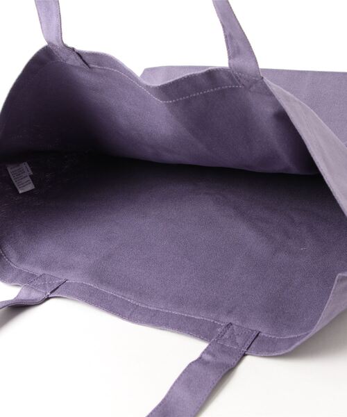 emesuelee(エメスーリー)の「レギュラーキャンバストートバッグ W(トートバッグ・レディース・ミント/ブルー系1/スモークピンク/レッド/ブルー/マスタード/グリーン/ネイビー/ピンク/モカ/ナチュラル/ライトグレー/カーキ/パープル/オリーブ・フリー)」の18枚目の写真