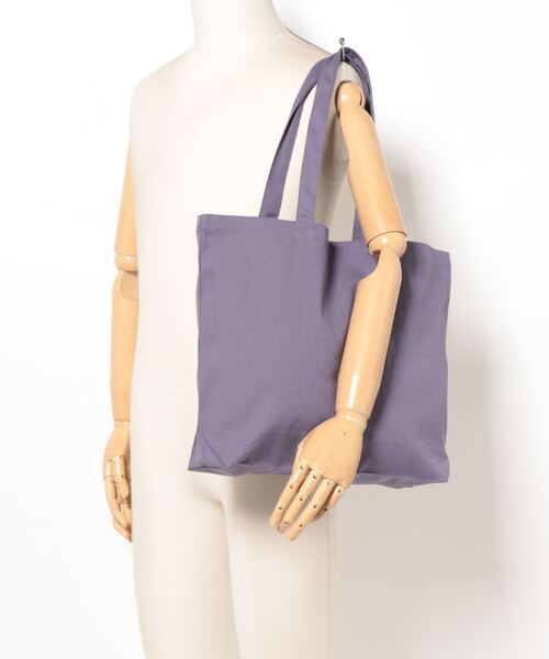 emesuelee(エメスーリー)の「レギュラーキャンバストートバッグ W(トートバッグ・レディース・ミント/ブルー系1/スモークピンク/レッド/ブルー/マスタード/グリーン/ネイビー/ピンク/モカ/ナチュラル/ライトグレー/カーキ/パープル/オリーブ・フリー)」の19枚目の写真