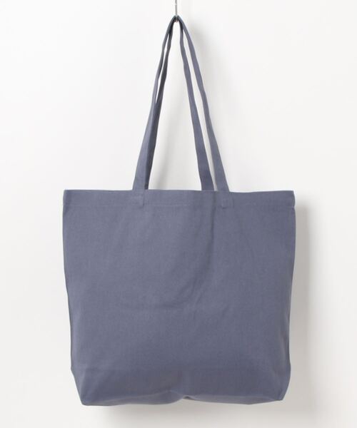 emesuelee(エメスーリー)の「レギュラーキャンバストートバッグ W(トートバッグ・レディース・ミント/ブルー系1/スモークピンク/レッド/ブルー/マスタード/グリーン/ネイビー/ピンク/モカ/ナチュラル/ライトグレー/カーキ/パープル/オリーブ・フリー)」の10枚目の写真