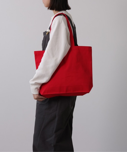 emesuelee(エメスーリー)の「レギュラーキャンバストートバッグ W(トートバッグ・レディース・ミント/ブルー系1/スモークピンク/レッド/ブルー/マスタード/グリーン/ネイビー/ピンク/モカ/ナチュラル/ライトグレー/カーキ/パープル/オリーブ・フリー)」の20枚目の写真