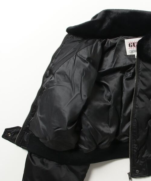 Guess（ゲス）の「GUESS Originals Fur Nylon Bomber（ブルゾン・レディース・ブラック・MEDIUM/X-SMALL/SMALL）」の13枚目の写真