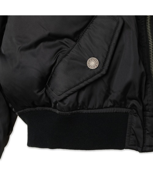 Guess（ゲス）の「GUESS Originals Fur Nylon Bomber（ブルゾン・レディース・ブラック・MEDIUM/X-SMALL/SMALL）」の5枚目の写真