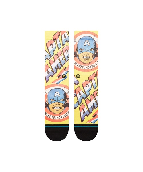 MARVEL(マーベル)の「【STANCE/スタンス】NO CAVITIES ●MARVEL(マーベル)コラボモデル(ソックス/靴下・メンズ・イエロー・LARGE)」の4枚目の写真