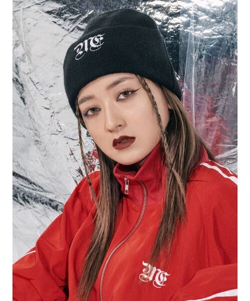 EVRIS（エヴリス）の「【みちょぱコラボ】ワンポイントルーズビーニー（ニットキャップ/ビーニー・レディース・ブラック/イエロー/ホワイト・FREE）」の3枚目の写真