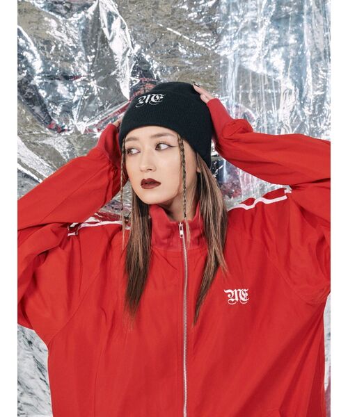 EVRIS（エヴリス）の「【みちょぱコラボ】ワンポイントルーズビーニー（ニットキャップ/ビーニー・レディース・ブラック/イエロー/ホワイト・FREE）」の4枚目の写真