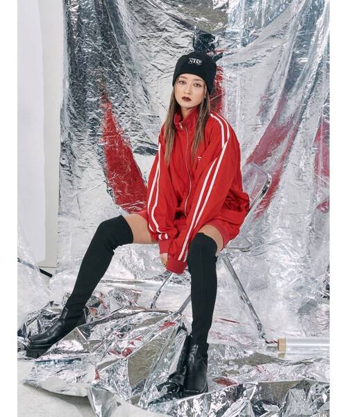 EVRIS（エヴリス）の「【みちょぱコラボ】ワンポイントルーズビーニー（ニットキャップ/ビーニー・レディース・ブラック/イエロー/ホワイト・FREE）」の7枚目の写真