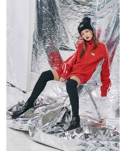 EVRIS（エヴリス）の「【みちょぱコラボ】ワンポイントルーズビーニー（ニットキャップ/ビーニー・レディース・ブラック/イエロー/ホワイト・FREE）」の8枚目の写真