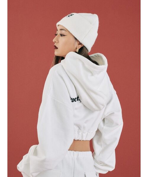 EVRIS（エヴリス）の「【みちょぱコラボ】ワンポイントルーズビーニー（ニットキャップ/ビーニー・レディース・ブラック/イエロー/ホワイト・FREE）」の10枚目の写真