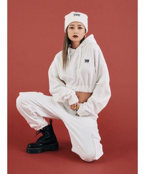 EVRIS（エヴリス）の「【みちょぱコラボ】ワンポイントルーズビーニー（ニットキャップ/ビーニー・レディース・ブラック/イエロー/ホワイト・FREE）」の12枚目の写真