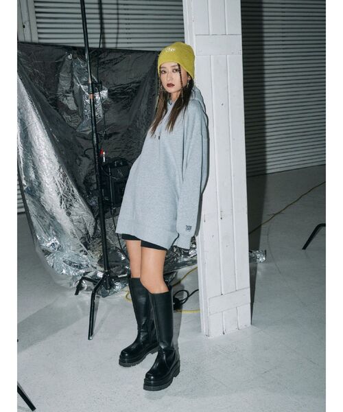 EVRIS（エヴリス）の「【みちょぱコラボ】ワンポイントルーズビーニー（ニットキャップ/ビーニー・レディース・ブラック/イエロー/ホワイト・FREE）」の18枚目の写真