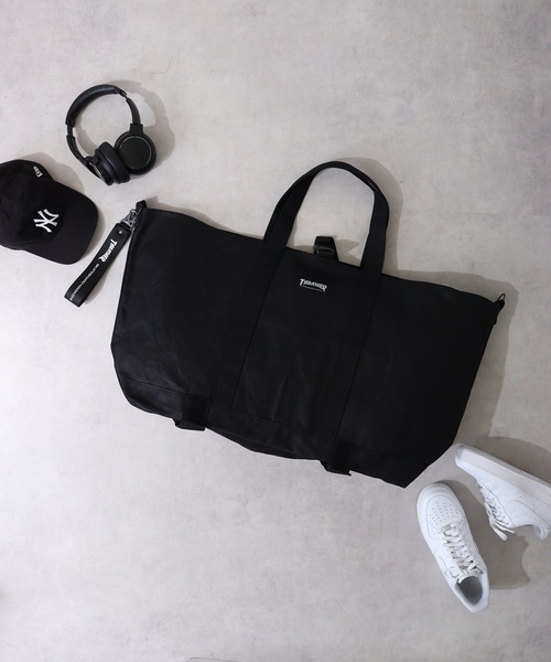 THRASHER(スラッシャー)の「THRASHER SKATING TOTE(トートバッグ・メンズ・アイボリー/ブラック・FREE)」の3枚目の写真