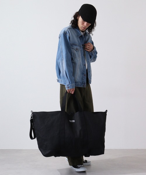 THRASHER(スラッシャー)の「THRASHER SKATING TOTE(トートバッグ・メンズ・アイボリー/ブラック・FREE)」の14枚目の写真