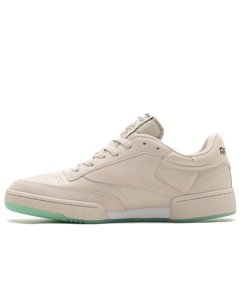 リーボック クラブシー 85 アトモス x ケボズ25.5 CM Reebok CLUB C 85 atmos x KEBOZ WHITE（リーボック クラブシー