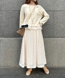 INGEBORG（インゲボルグ）の「フェザーチュールタックスカート