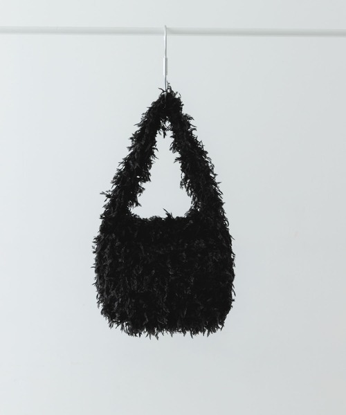 RODE SKO（ロデスコ）の「フリンジワンショルダーバッグ（ショルダーバッグ・レディース・ブラック/ベージュ・ONE）」の2枚目の写真