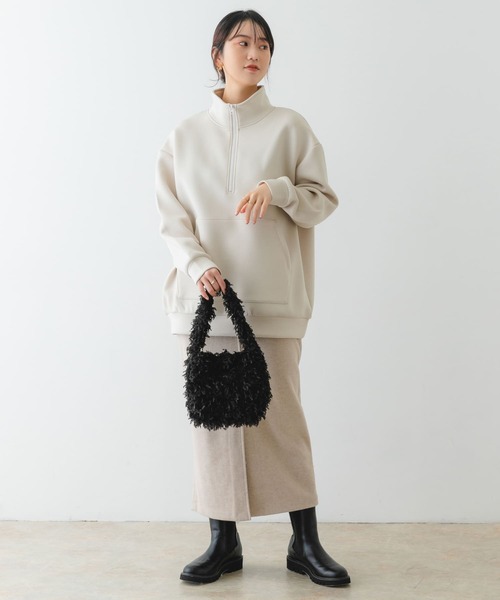 RODE SKO（ロデスコ）の「フリンジワンショルダーバッグ（ショルダーバッグ・レディース・ブラック/ベージュ・ONE）」の8枚目の写真