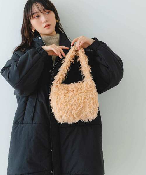 RODE SKO（ロデスコ）の「フリンジワンショルダーバッグ（ショルダーバッグ・レディース・ブラック/ベージュ・ONE）」の10枚目の写真