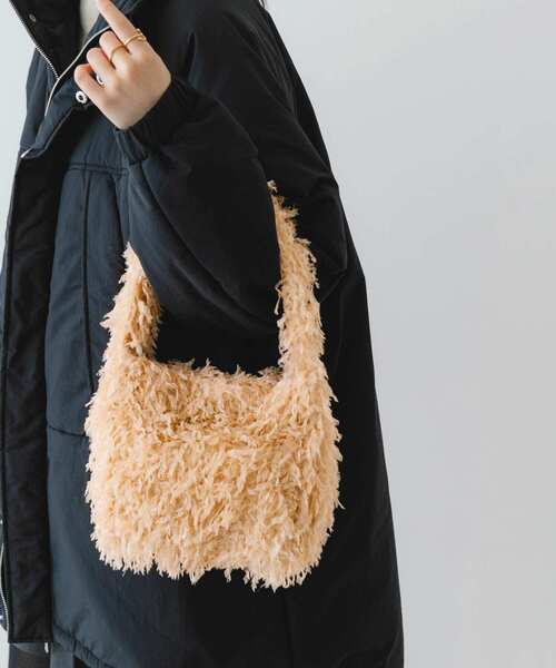 RODE SKO（ロデスコ）の「フリンジワンショルダーバッグ（ショルダーバッグ・レディース・ブラック/ベージュ・ONE）」の13枚目の写真