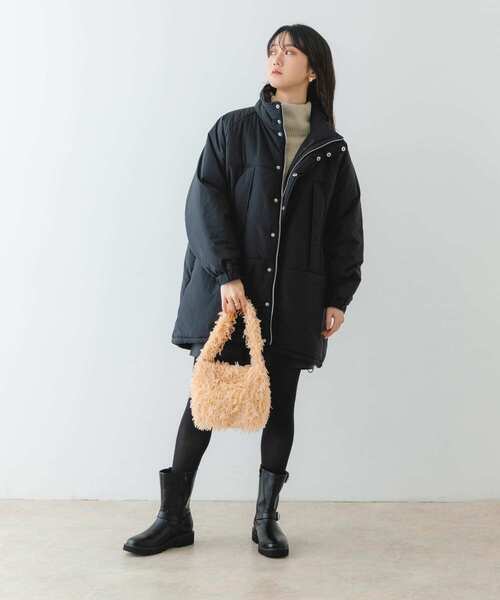 RODE SKO（ロデスコ）の「フリンジワンショルダーバッグ（ショルダーバッグ・レディース・ブラック/ベージュ・ONE）」の17枚目の写真