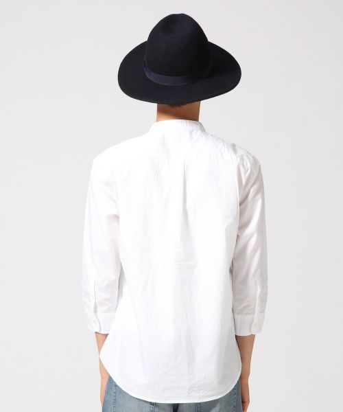 RAGEBLUE（レイジブルー）の「タイプライターバンドカラーシャツ7分袖/567882（シャツ/ブラウス・メンズ・オリーブ/キャメル/ホワイト/ダークグリーン・MEDIUM/LARGE）」の21枚目の写真